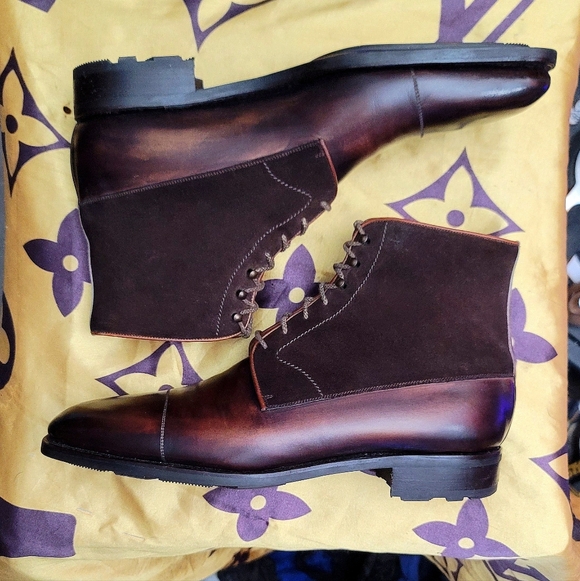 Antonio Meccariello Lace Up Derby Boots - Picture 11 of 14